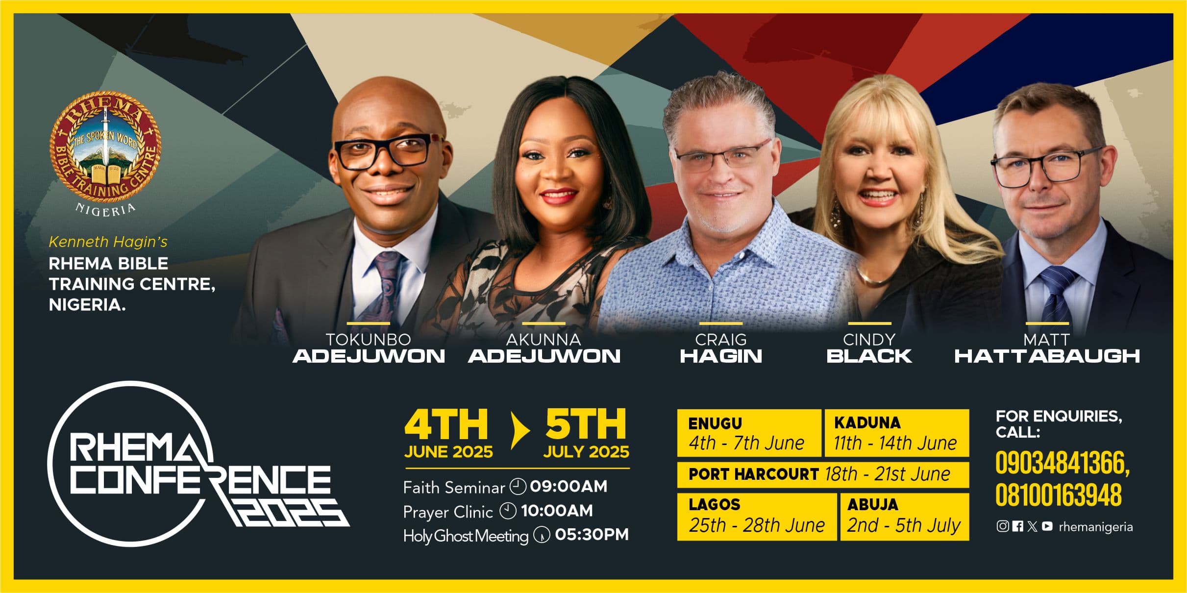 RHEMA Conference background